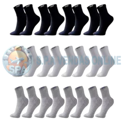 kit 3,6,9,12,15,18 e 24 pares meia SPORT 100% algodão grossa alta qualidade cano alto unissex