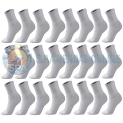 kit de 18 a 3 pares meia SPORT BRACA 100% algodão grossa alta qualidade cano alto