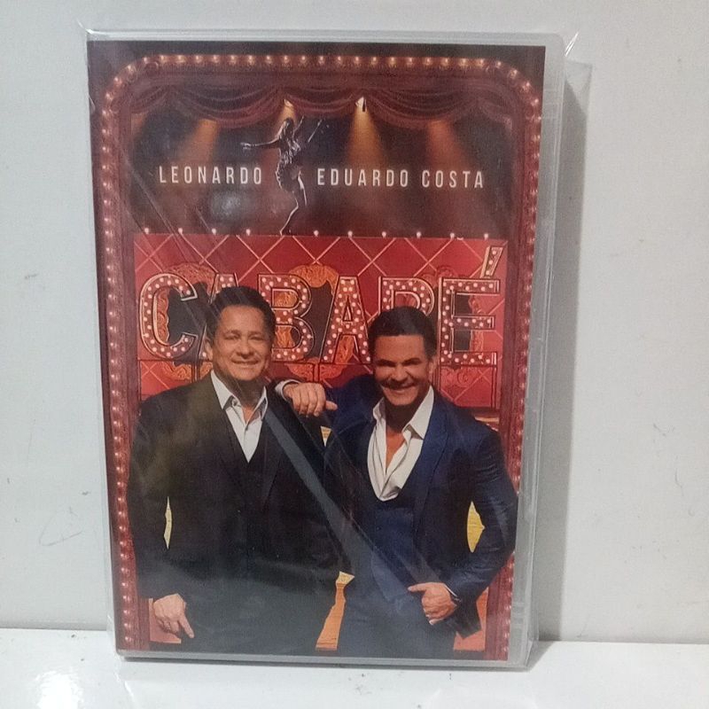 Dvd Leonardo e Eduardo Costa Cabaré Novo de Fabrica Original