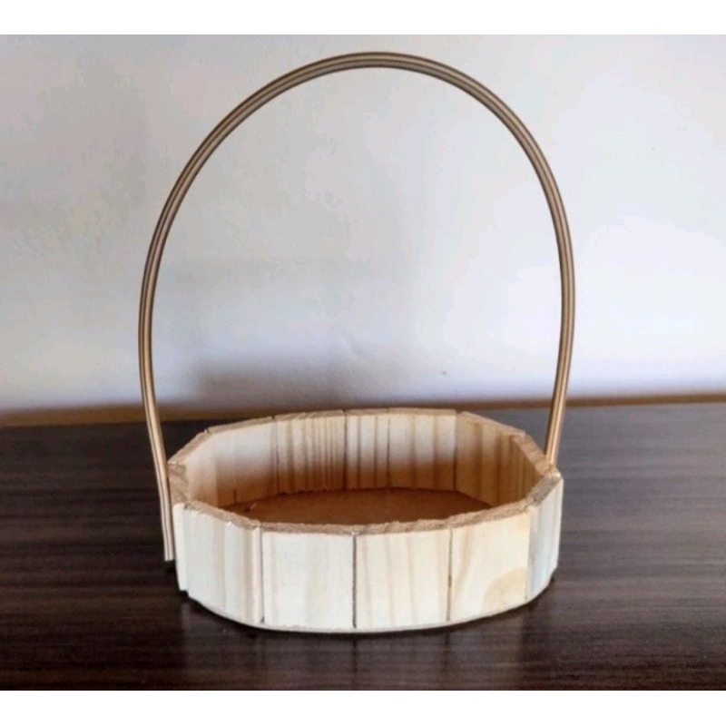 Kit 10 Cestas oval 20cm ou 15cm, fraldera de madeira, presentes