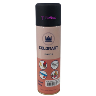 Tinta Spray Preto Fosco Para Plástico Plasti-k Colorart 300ml em Oferta na Shopee
