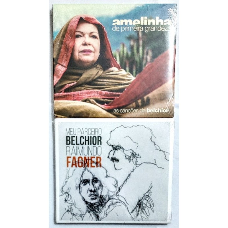 2 CDs - Amelinha: De Primeira Grandeza - As Canções De Belchior (2017) / Raimundo Fagner: Meu Parceiro Belchior (2022)