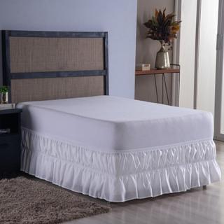 Saia Para Cama Box Dois Elásticos Casal/Queen em Oferta na Shopee