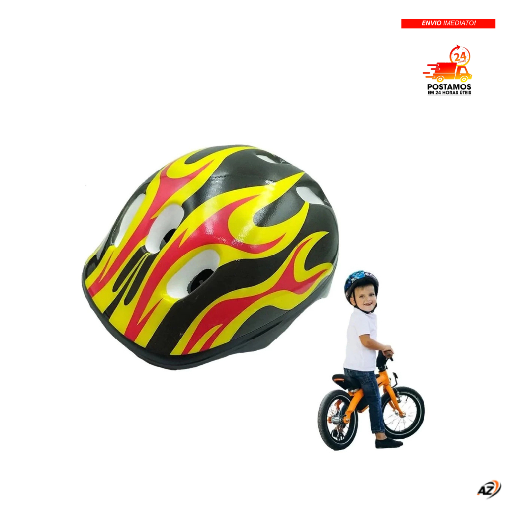CAPACETE INFANTIL CRIANÇA MENINO MENINA BICICLETA BIKE SKATE PATINS PATINETE