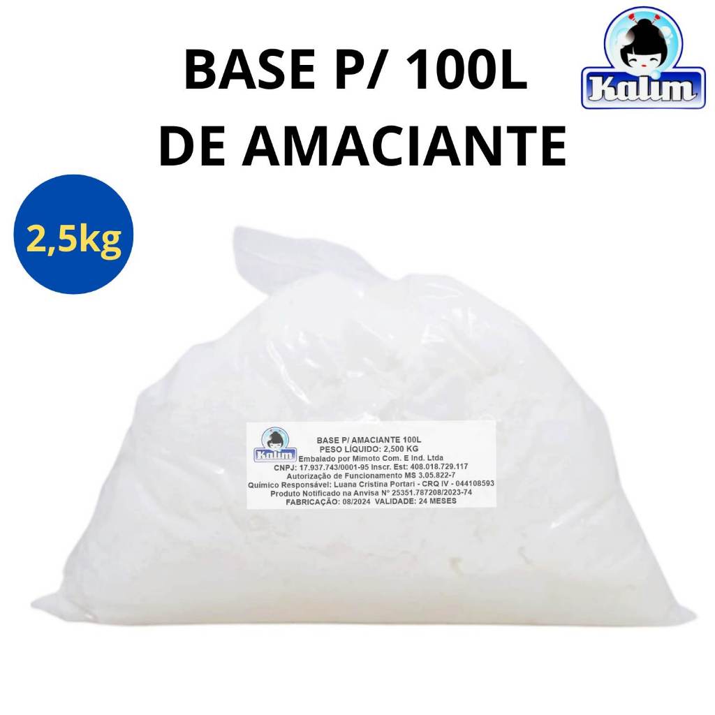 Base Para Fabricação de 50 Litros de Amaciante