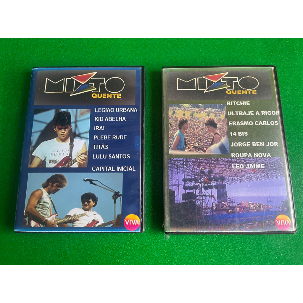 DVD MIXTO QUENTE (LEGIÃO, IRA, TITÃS, CAPITAL INICIAL)