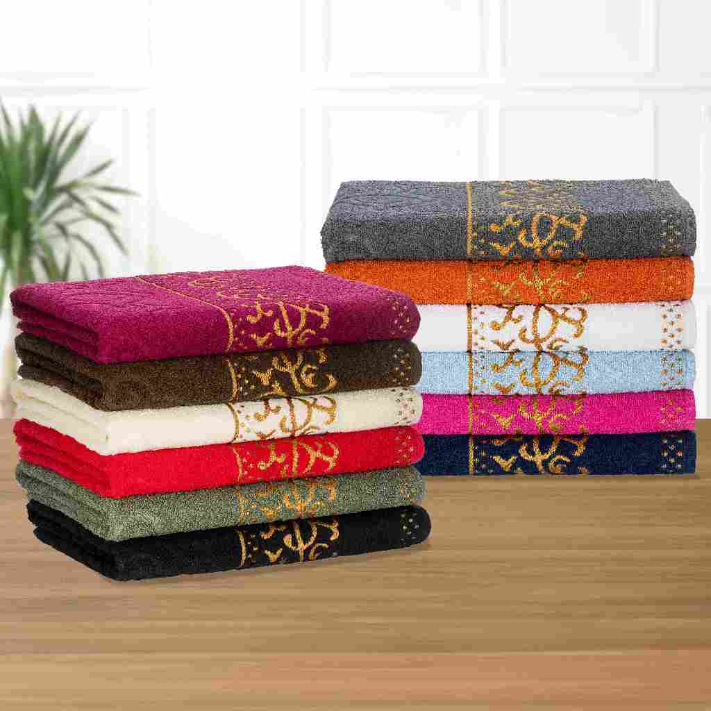 Kit com 5 toalhas de rosto 45x70cm