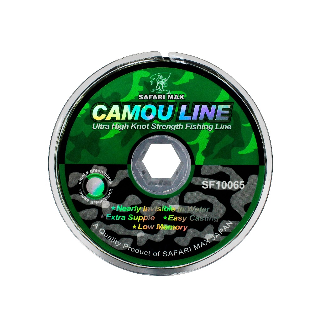 Linha de Pesca Monofilamento Camou Line - Safari Max em Oferta na Shopee
