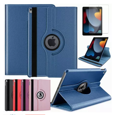 Para iPad Air Pro 11 " 13 " (M2) (M4) 2024 360 ° Capa De Couro Giratória Flip Leather Smart