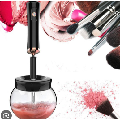 Limpador De Pincel De Maquiagem Elétrico Limpa e Seca Pincéis em Oferta na Shopee