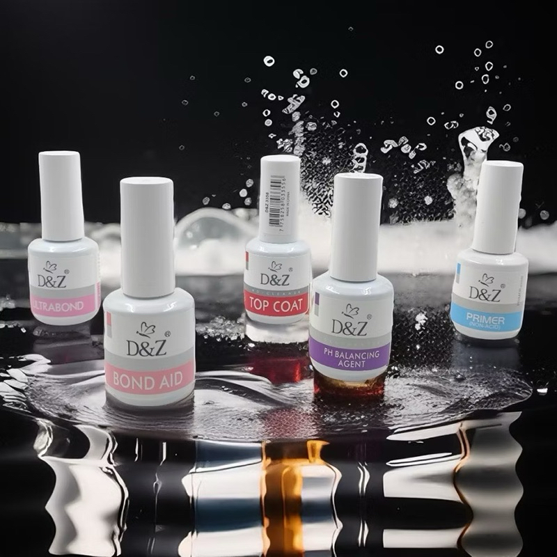D&Z Preparador De Unha Top Coat Bond Aid Primer Base Coat Ultrabond PH Balancing Agent Nail
