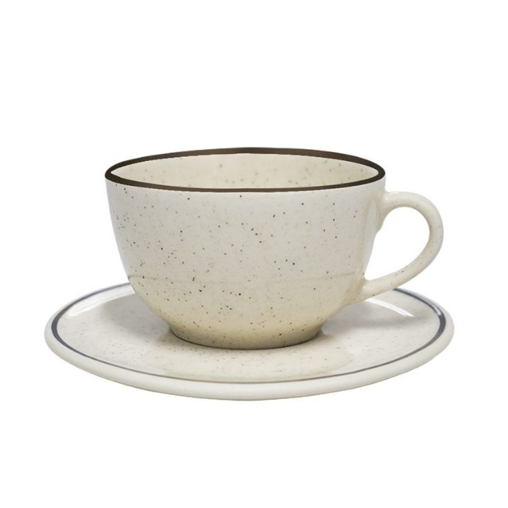 Jogo 6 Xícaras de Chá Café 200ml com Pires Brisa Oxford - Home & Living