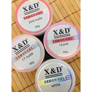 Kit 2 Gel X&D Alongamento Unhas Nail Unha Nail Acrigel Fibra
