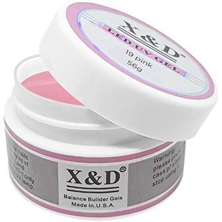 Kit 2 Gel X&D 56g XD Alongamento Unhas Nail Unha Nail Acrigel Fibra — imagem 2 de 2