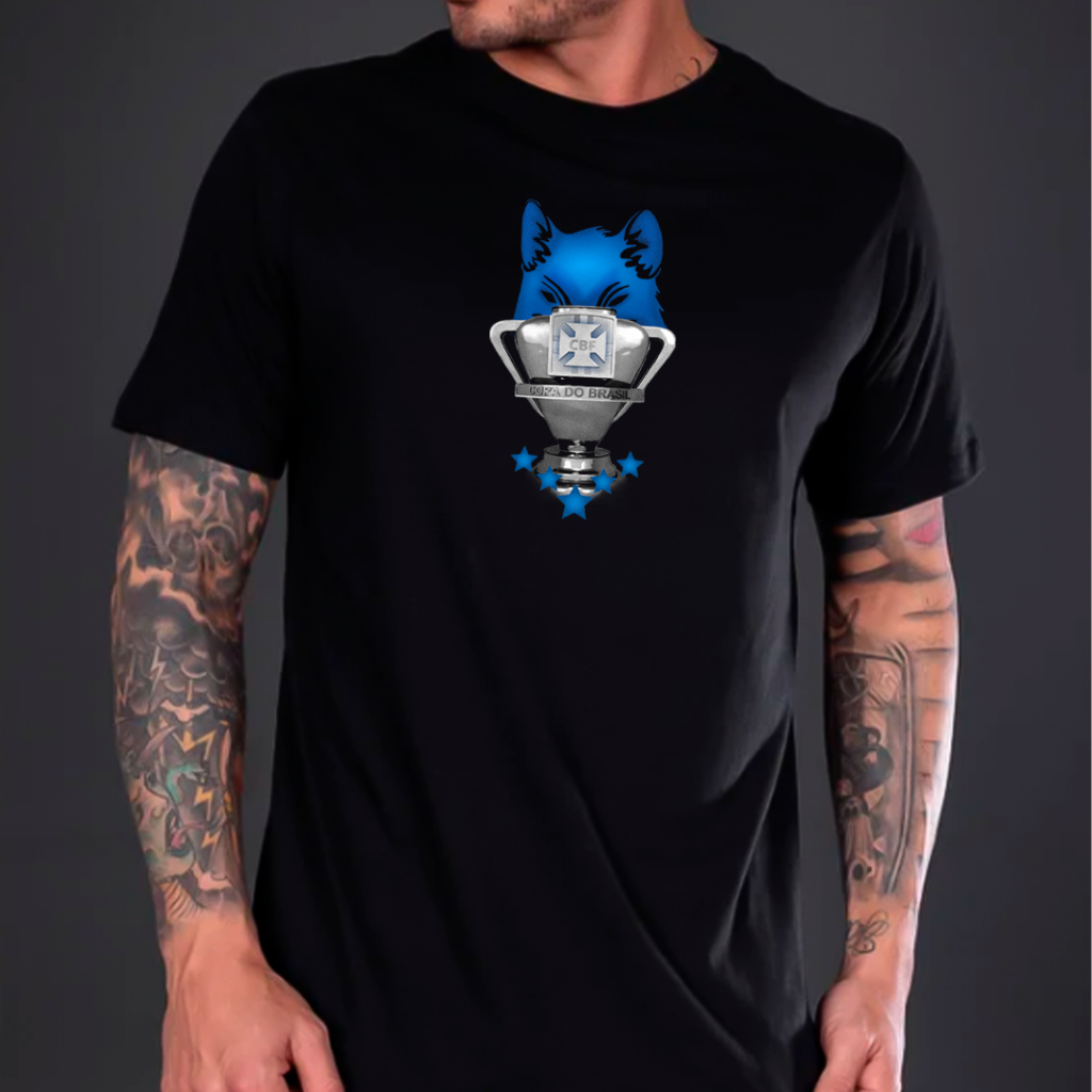 Camisa Camiseta Cruzeiro Raposa Copa do Brasil lançamento 2024 Masculina
