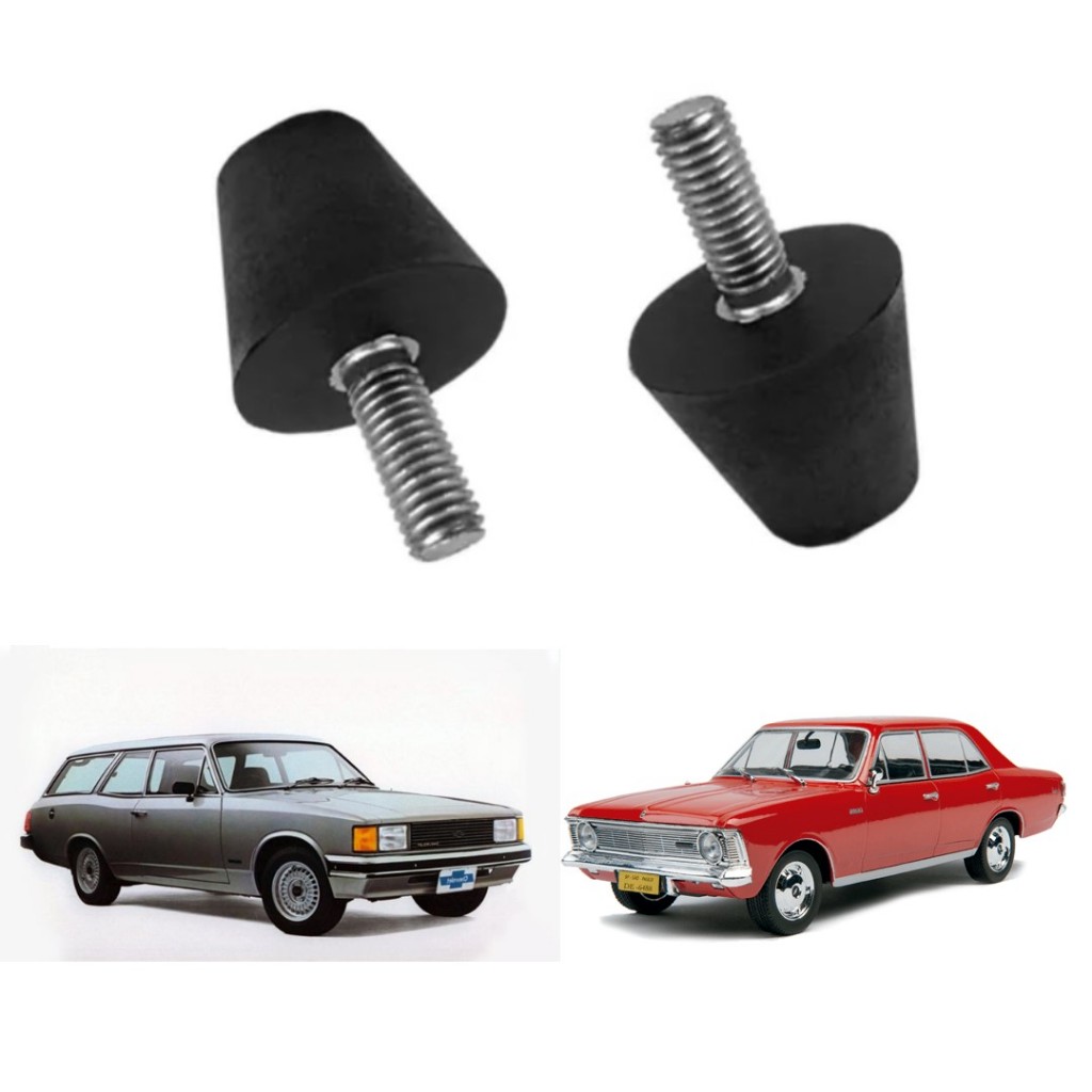 Batente Superior Suspensao Dianteira Opala Caravan 2 Und.