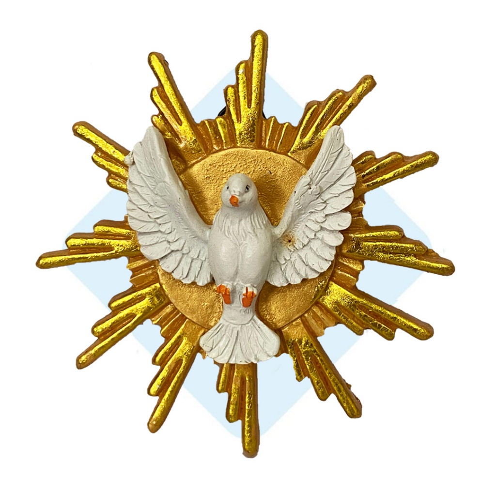Divino Espírito Santo em Resina 10cm