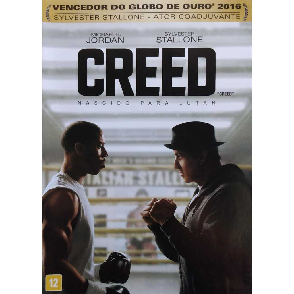 DVD CREED NASCIDO PARA LUTAR  MICHAEL B JORDAN  SYLVESTER STALLONE