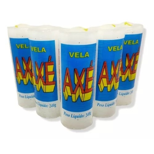 Vela De 7 Dias Branca Anjo E Axé Pacote Com 5 Unidades. em Oferta na Shopee