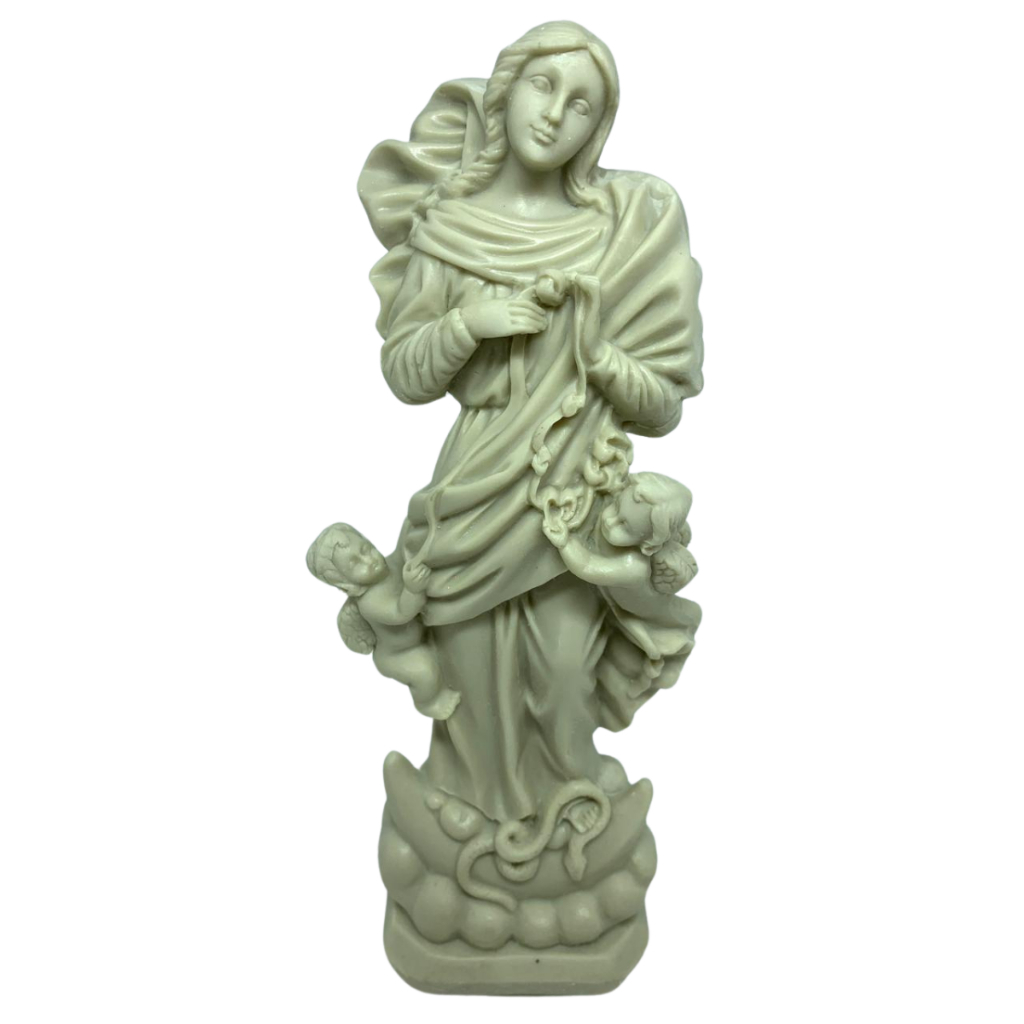 Escultura em Resina Nossa Senhora Desatadora dos Nós 21cm