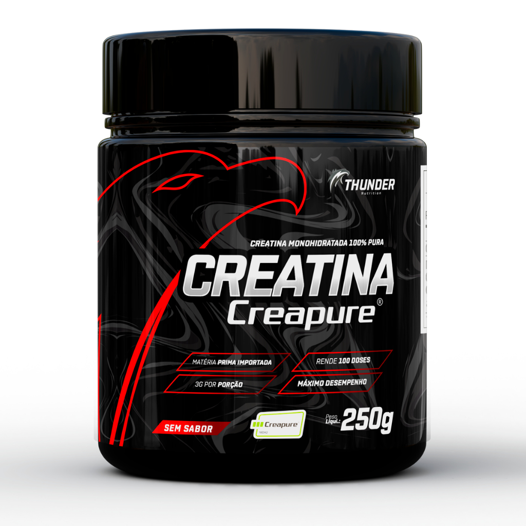 Creatina Creapure 250g Thunder - Creatine Monohidratada 100% Pure
