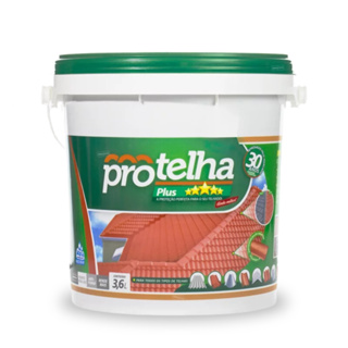 Tinta Impermeabilizante Protetora De Telha Telhados Protelha Plus Incolor 3,6L em Oferta na Shopee