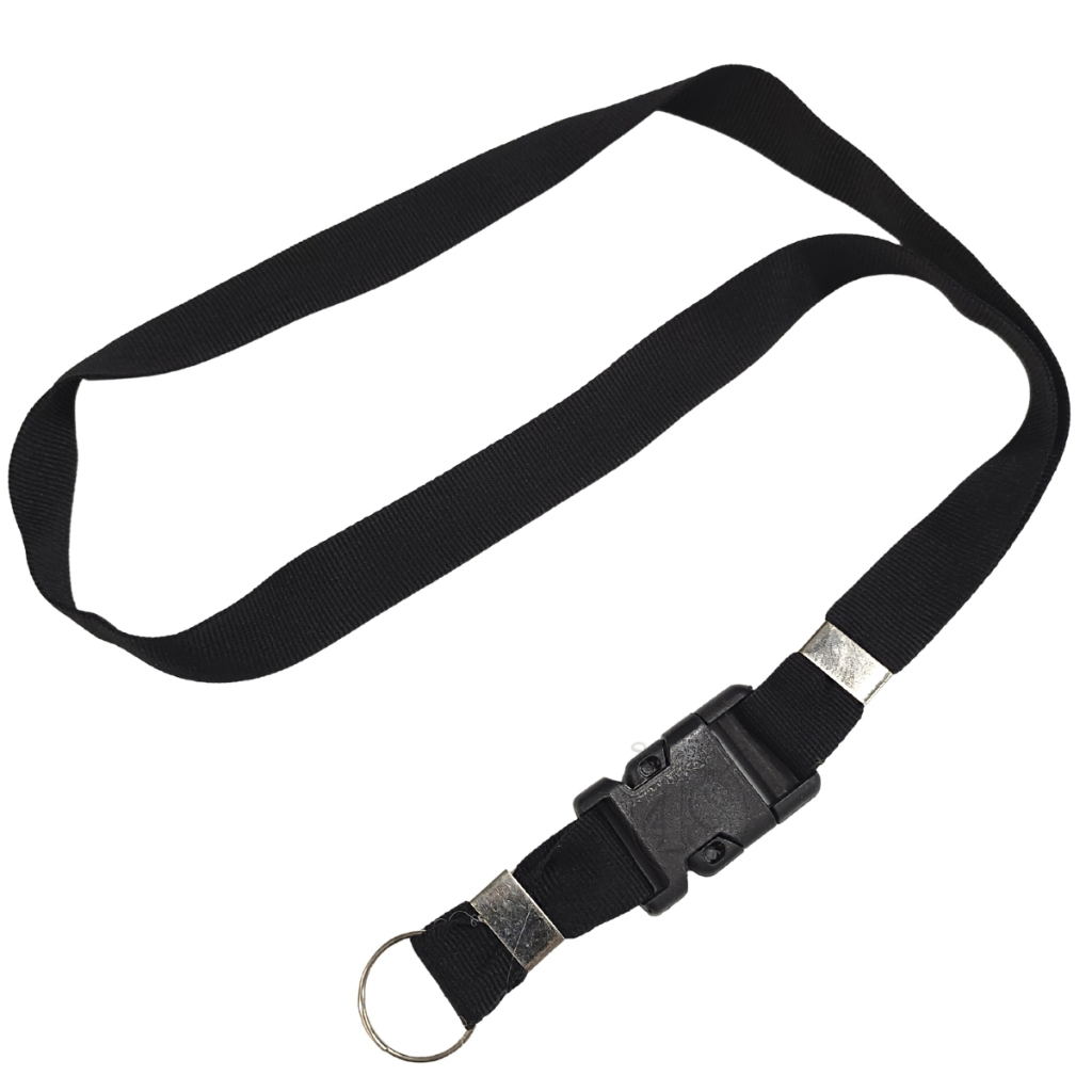 10 Cordão Porta Crachá Preto Chaveiro Moto Tirante Cracha Lanyard