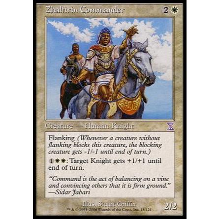 Comandante Zhalfiriano (Humano / Cavaleiro) - Magic The Gathering