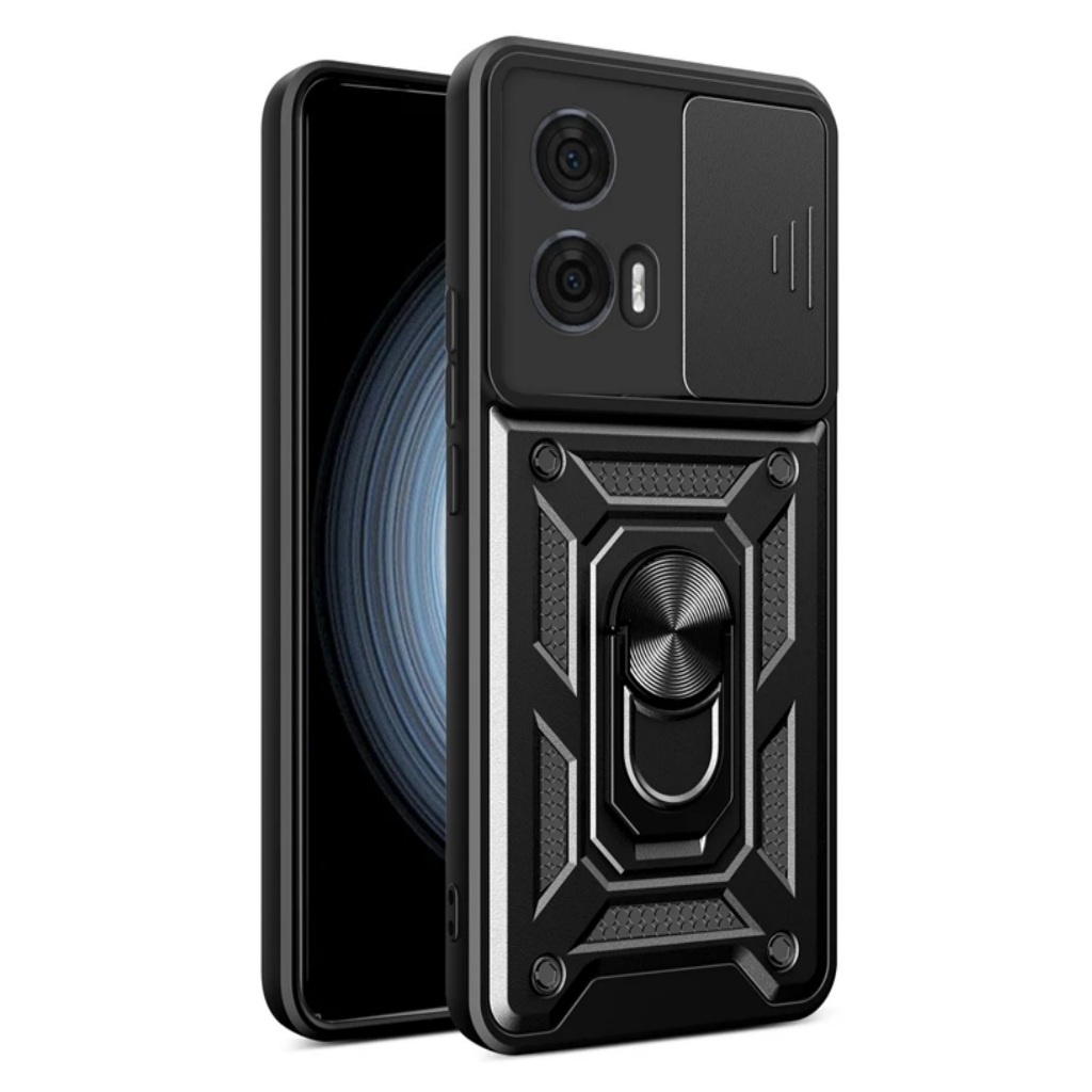 Capa Magnética Armadura Suporte 360 Proteção Camera P/ Motorola Moto Edge 50 Ult