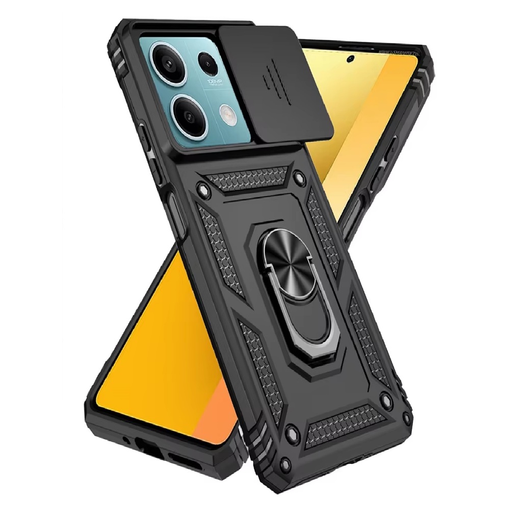 Capa Capinha Armor Anel 360 e Proteção para Camera Xiaomi Poco X6 5G