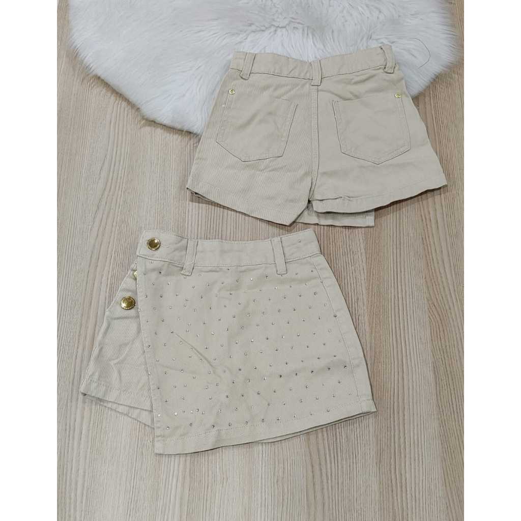 Shorts Saia Jeans Feminino Juvenil