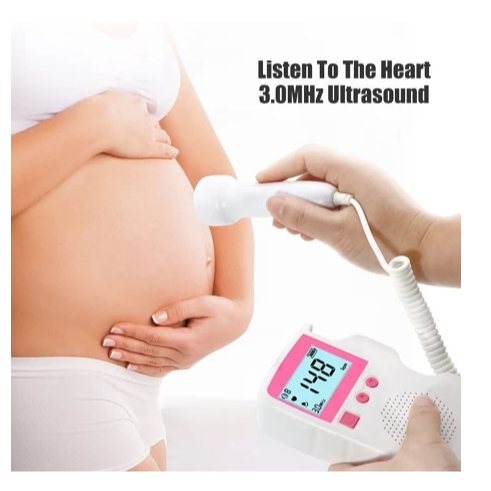 Monitor De Frequência Cardíaca Para Bebês Uso Doméstico Display De Gravidez Detector De Som Fetal Bebê JSL-T501