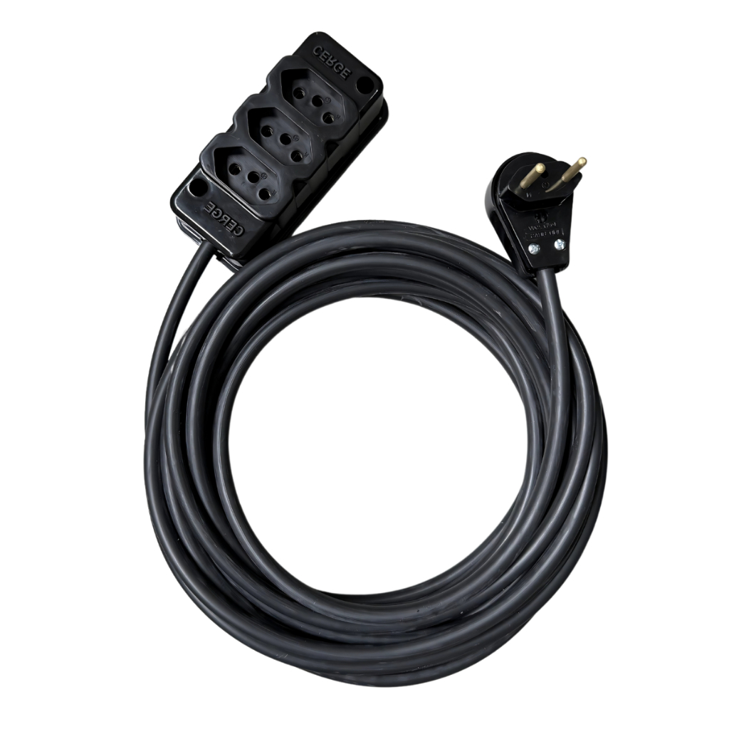 Extensão Elétrica Paralela 2x2,5 Cabo Grosso PP com | Varias Metragens em Oferta na Shopee