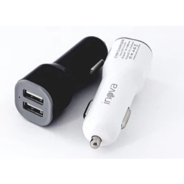 Carregador Veicular Rápido Carro para Celular Fonte 2 entradas USB Turbo