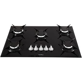 Cooktop Bct5p 5 Bocas A Gás Preto Britânia Bivolt