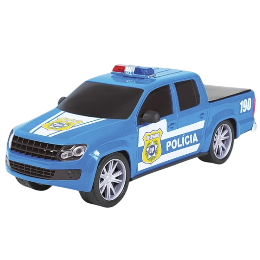 Carrinho De Polícia Sportcar Infantil Poliplac - Azul em Oferta na Shopee