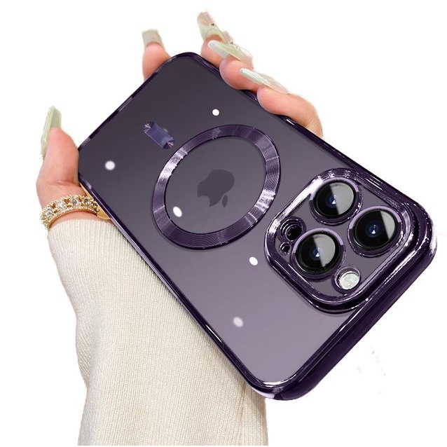 Fashion Case iPhone 12 13 14 15 Pro e Pro Max Capa Com Proteção Câmera Magsafe Indução Luxo Capinha em Oferta na Shopee