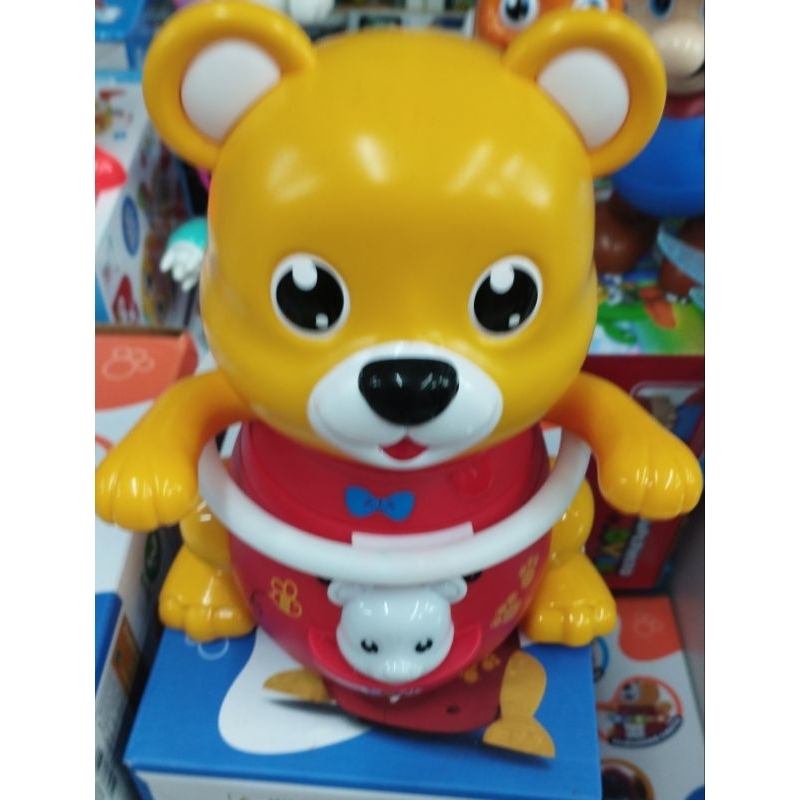 ursinho dançante musical tem som e luz é muito divertido para presentear seus amiguinhos.