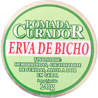 Pomada Erva De Bicho 20g - Curedermy - extra forte em Oferta na Shopee