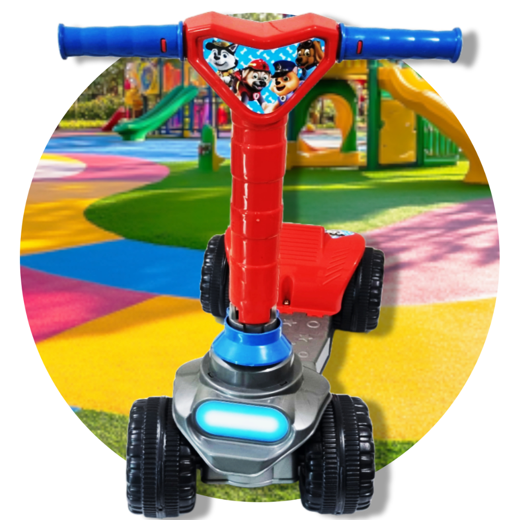 Patinete Infantil 4 rodas Menino - A partir de 2 anos - 4 alturas QUEEN SHOP em Oferta na Shopee