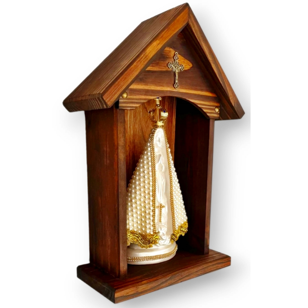 Capelinha Oratório Santa Nossa Senhora Aparecida Maria das Graças Casinha