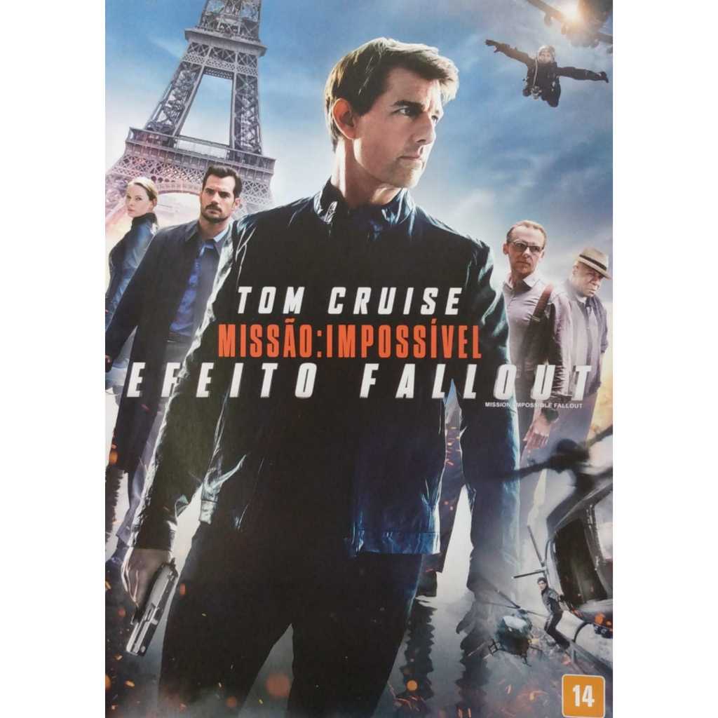MISSÃO IMPOSSÍVEL EFEITO FALLOUT DVD TOM CRUISE HENRY CAVILL
