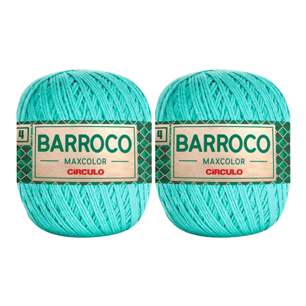 Kit 2 Fio Barroco Maxcolor 4 Círculo 200g 338m em Oferta na Shopee