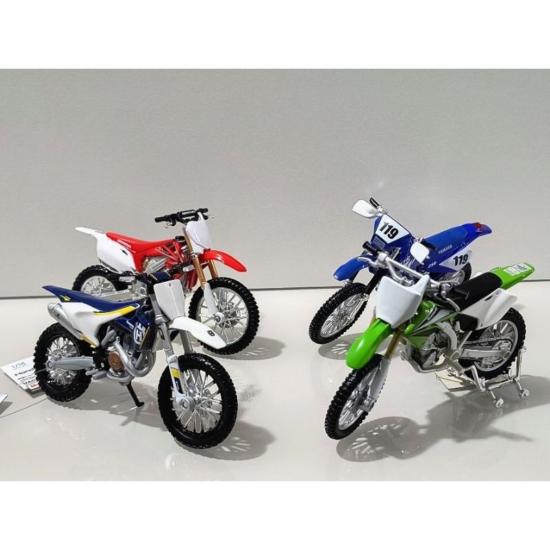 Miniatura Moto Cross Trilha Maisto 1:18