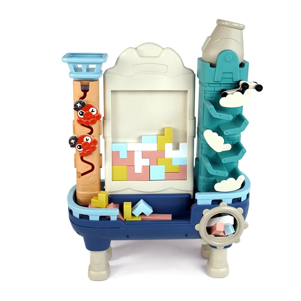 Brinquedo Educativo Infantil Tetris Quebra Cabeça Lousa Mágica Montessori Aprendizado Criativo Quadro Interativo