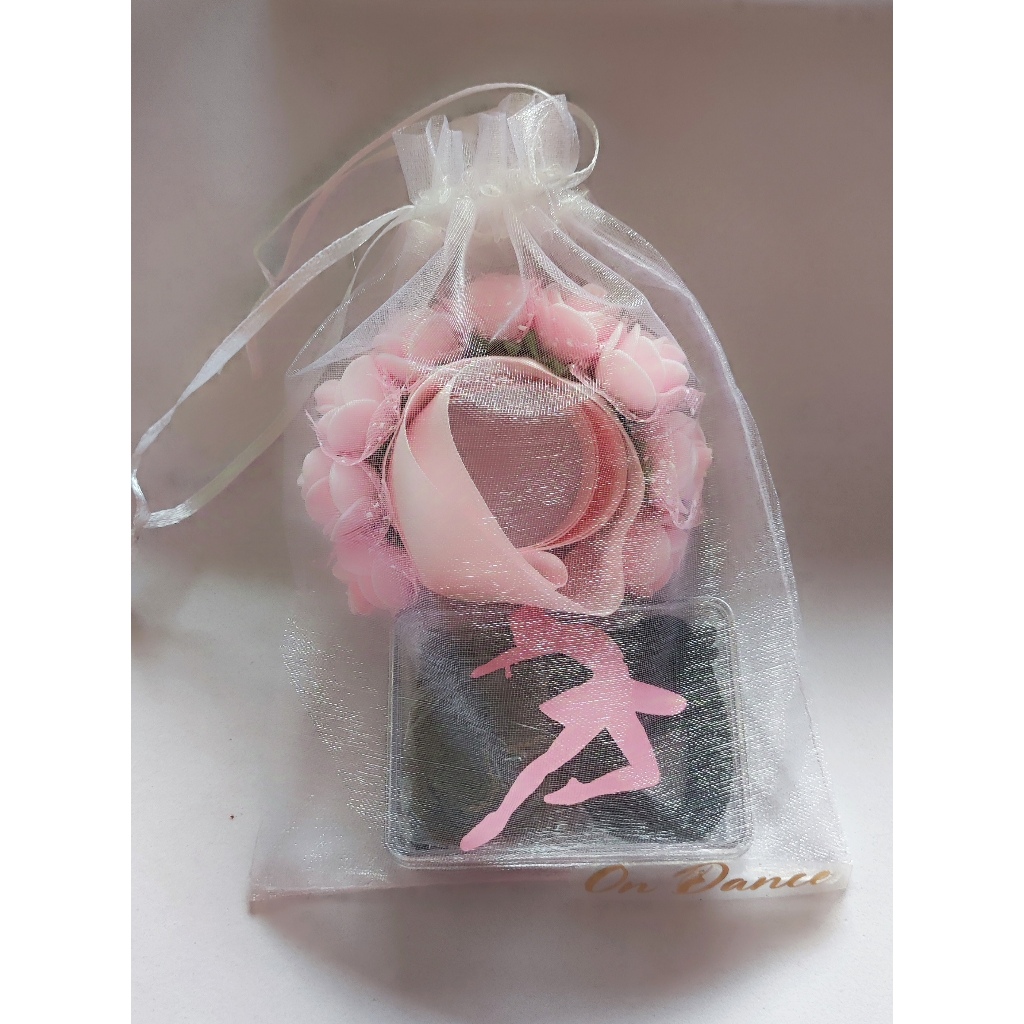 Kit para presente - 1 porta coque de flores + 1 mini kit coque perfeito + saquinho de organza