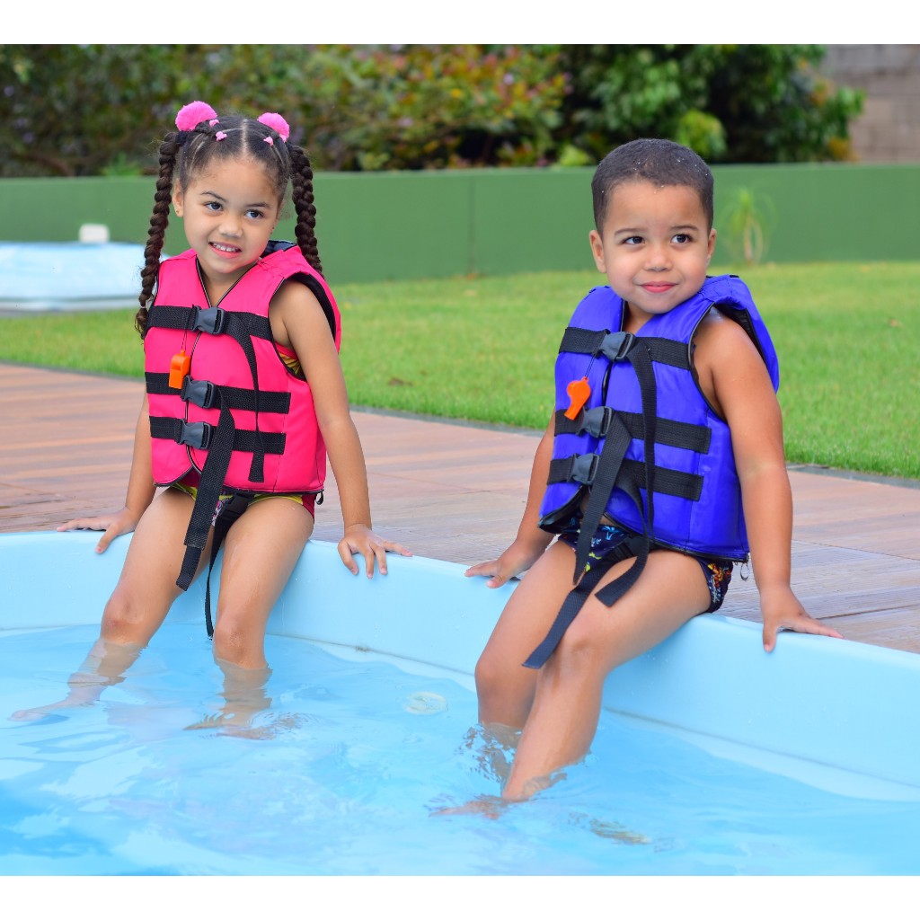 Colete Salva Vidas infantil Boia 10a60 kg Três cores