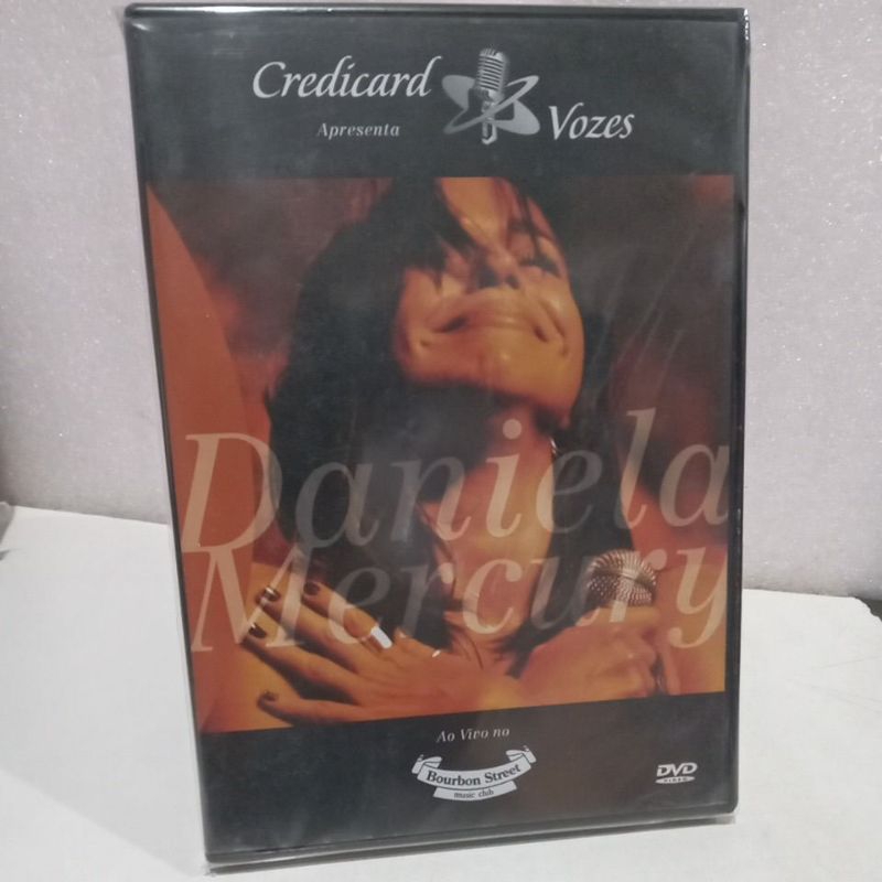 DVD DANIELA MERCURY -AO VIVO NO BOURBON STREET MUSIC CLUB TIRAGEM AA-2000