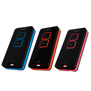 Controle Remoto PPA ZAP 2B POP 433MHz Preto Com Laranja, Azul ou Rosa Dupla Tecnologia em Oferta na Shopee