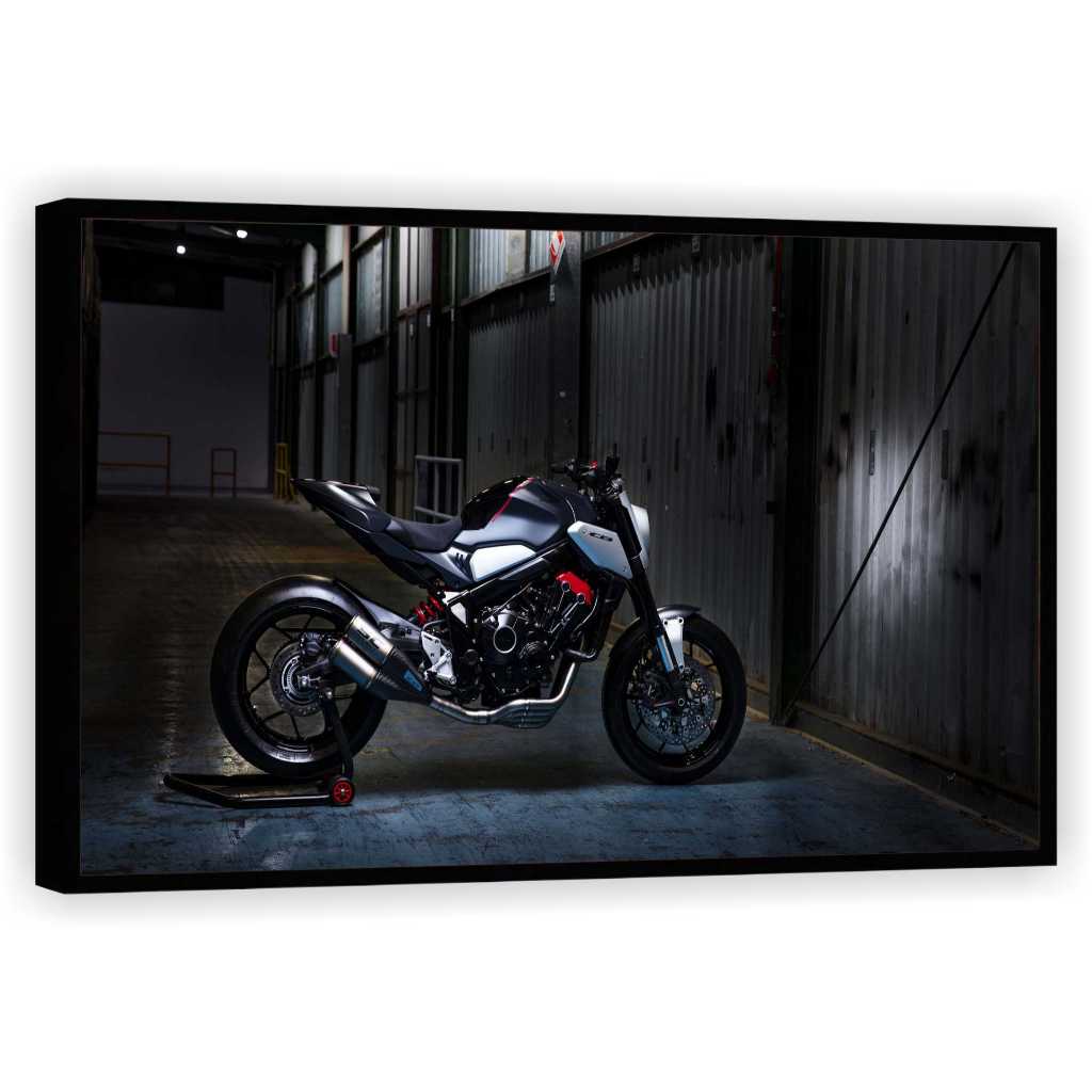 Quadro Decorativo Motocicletas Vintage Bar Churrasco Gourmet Área Decorações Tela Canvas Filete G3